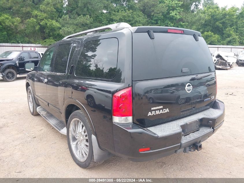 2010 Nissan Armada Se VIN: 5N1BA0ND9AN602011 Lot: 39491305