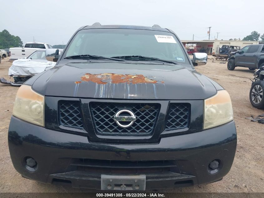 2010 Nissan Armada Se VIN: 5N1BA0ND9AN602011 Lot: 39491305