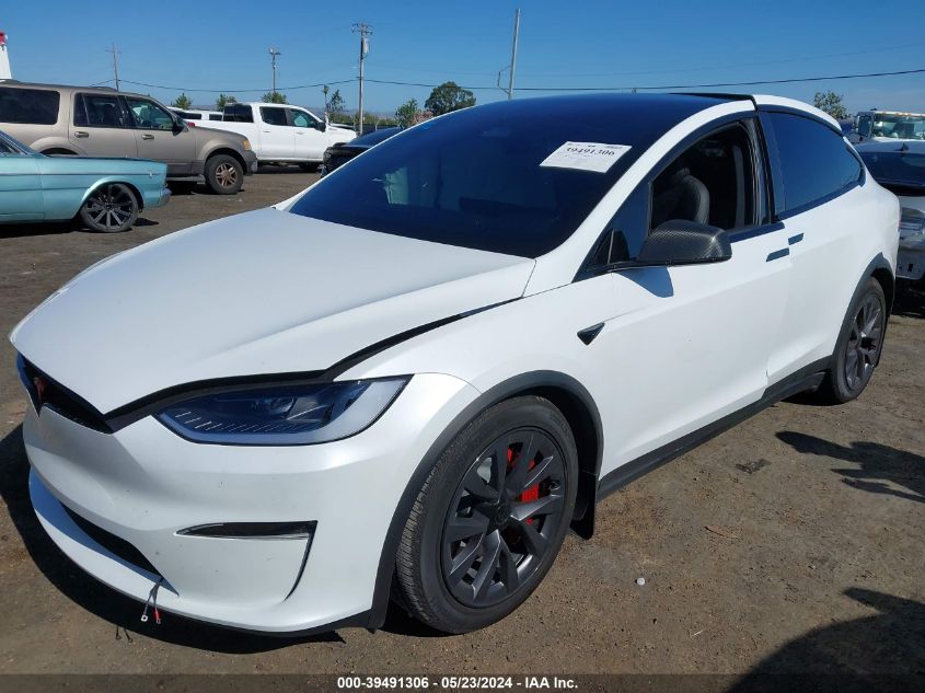 2023 Tesla Model X Dual Motor All-Wheel Drive/Standard Range VIN: 7SAXCDE58PF428642 Lot: 39491306