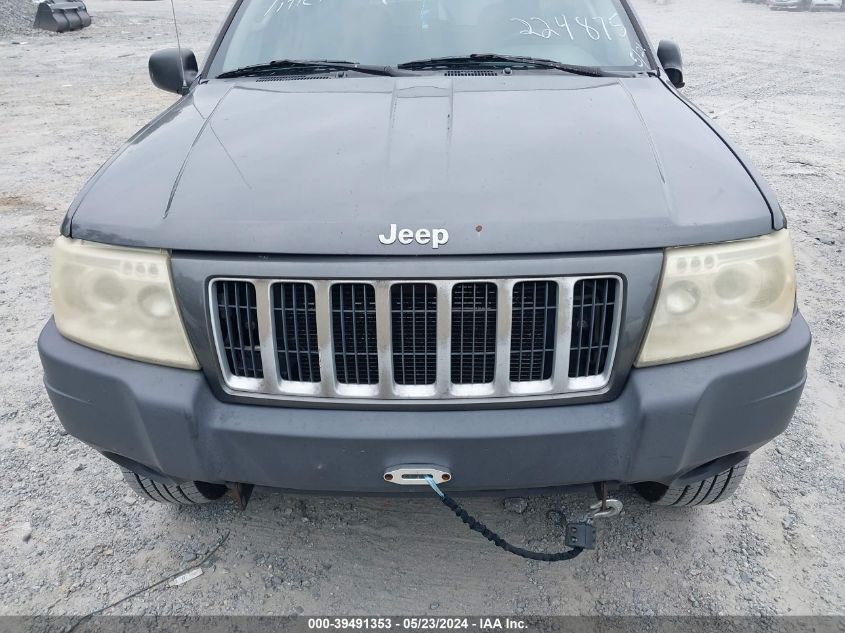 2004 Jeep Grand Cherokee Laredo VIN: 1J4GX48S04C224875 Lot: 39491353