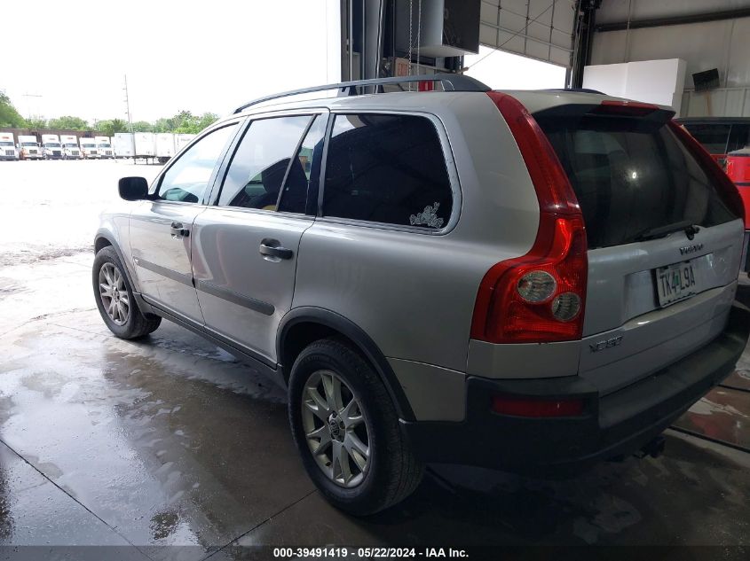 2005 Volvo Xc90 2.5T Awd VIN: YV1CZ911951187216 Lot: 39491419