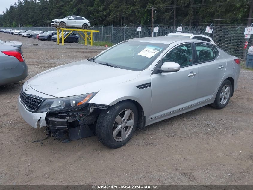 2014 Kia Optima Lx VIN: 5XXGM4A73EG281612 Lot: 39491479