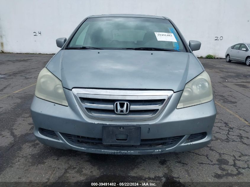 2007 Honda Odyssey Ex-L VIN: 5FNRL38787B029825 Lot: 39491482