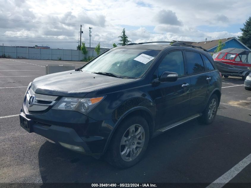 2008 Acura Mdx Sport Package VIN: 2HNYD28788H555381 Lot: 39491490