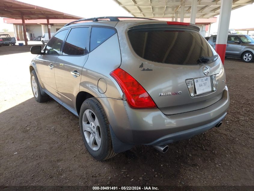 2004 Nissan Murano Sl VIN: JN8AZ08TX4W211576 Lot: 39491491