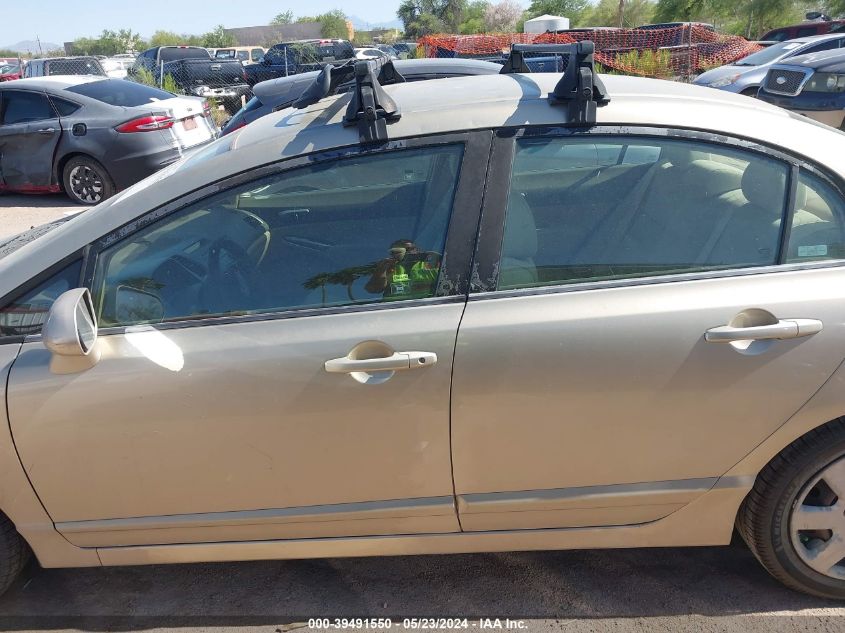 2008 Honda Civic Lx VIN: 1HGFA16508L069606 Lot: 39491550