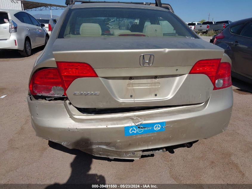 2008 Honda Civic Lx VIN: 1HGFA16508L069606 Lot: 39491550