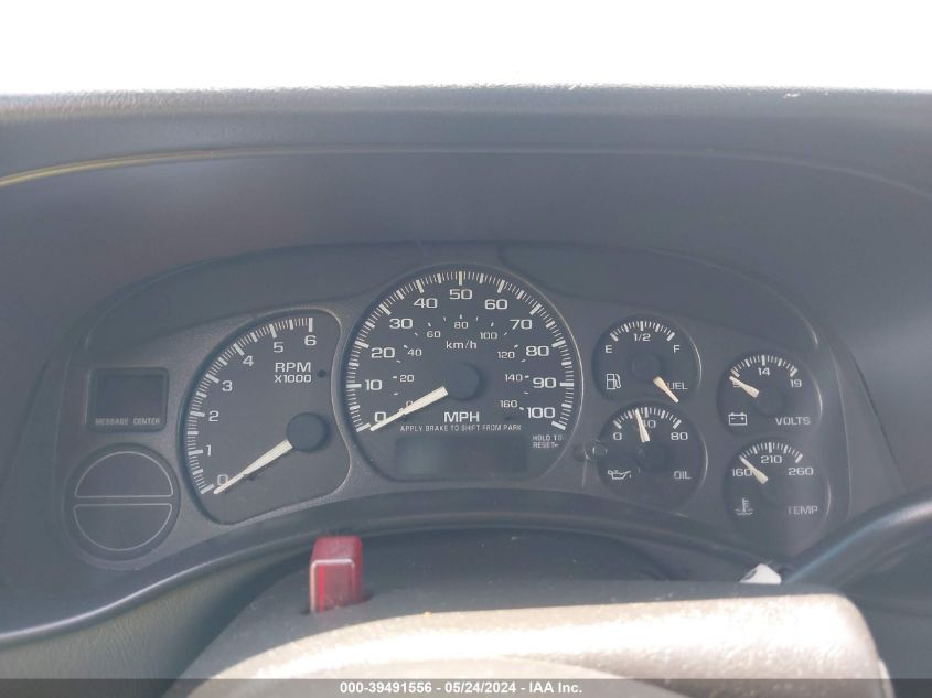 2002 Chevrolet Silverado 1500 Ls VIN: 2GCEC19V821139060 Lot: 39491556