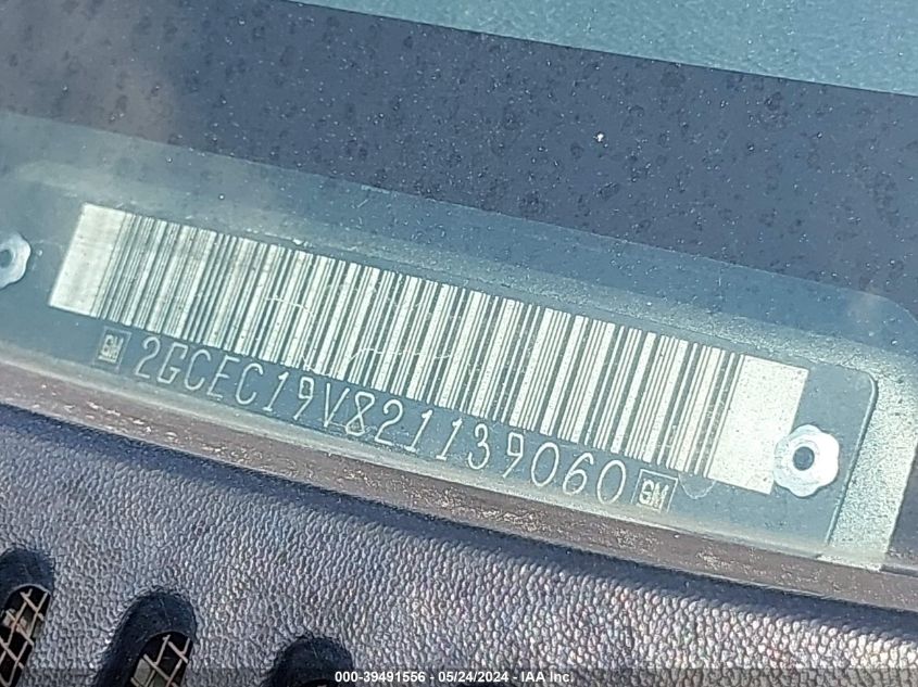 2002 Chevrolet Silverado 1500 Ls VIN: 2GCEC19V821139060 Lot: 39491556