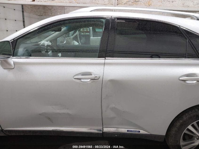 2015 Lexus Rx 450H VIN: 2T2BC1BA0FC004278 Lot: 39491565