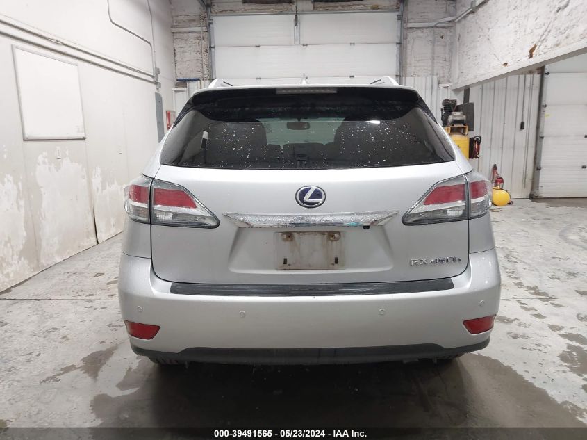 2015 Lexus Rx 450H VIN: 2T2BC1BA0FC004278 Lot: 39491565
