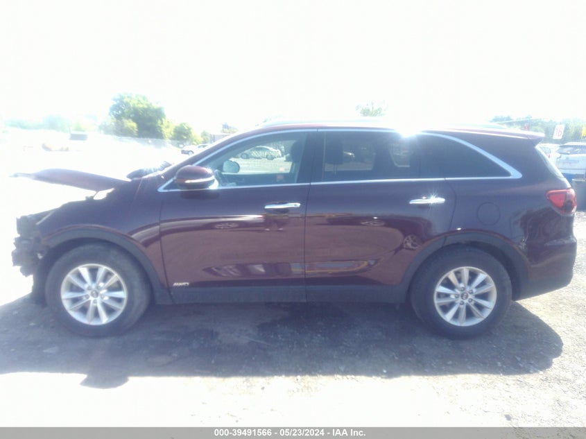 2020 Kia Sorento 2.4L Lx VIN: 5XYPGDA33LG623427 Lot: 39491566