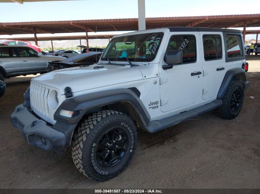 2020 Jeep Wrangler Unlimited Sport 4X4 VIN: 1C4HJXDG0LW200507 Lot: 39491587