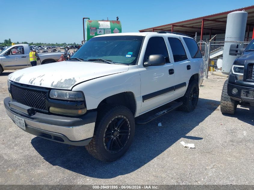 2003 Chevrolet Tahoe Ls VIN: 1GNEC13V63R319808 Lot: 39491595