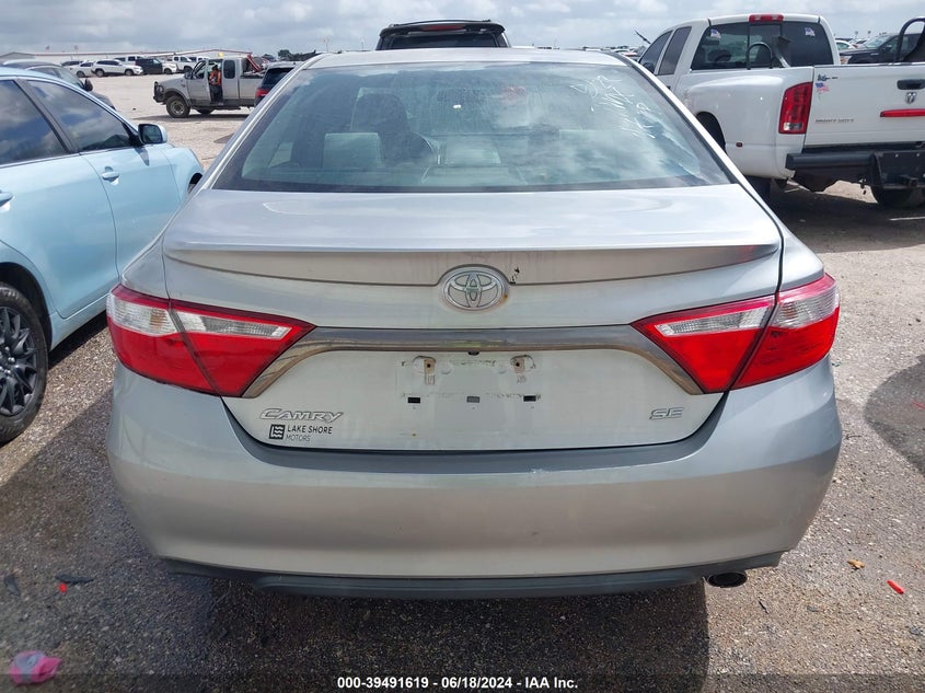 2015 Toyota Camry Se VIN: 4T1BF1FKXFU894138 Lot: 39491619