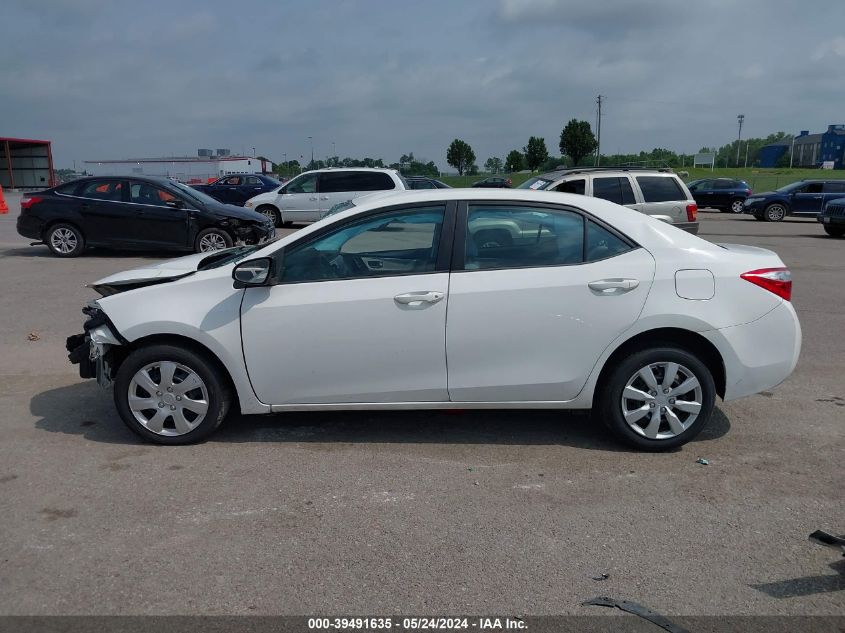 2014 Toyota Corolla Le VIN: 2T1BURHE1EC210265 Lot: 39491635