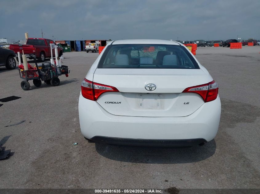 2014 Toyota Corolla Le VIN: 2T1BURHE1EC210265 Lot: 39491635