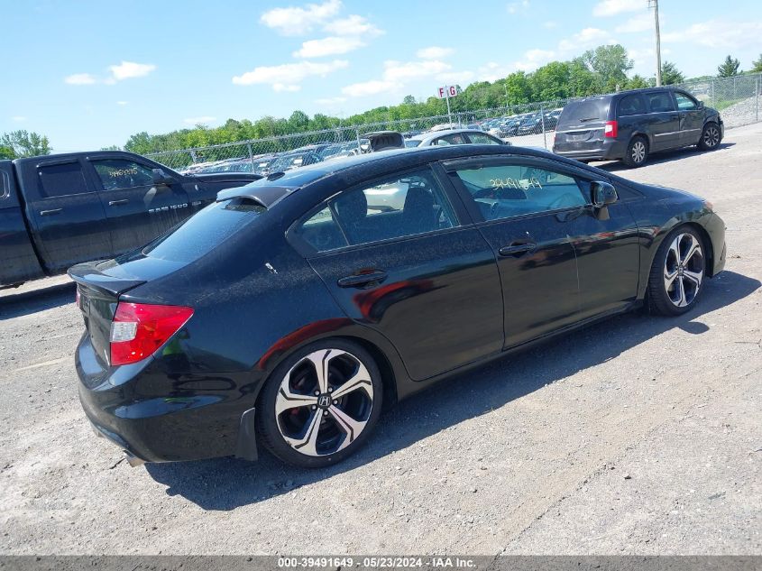 2012 Honda Civic Si VIN: 2HGFB6E55CH706149 Lot: 39491649