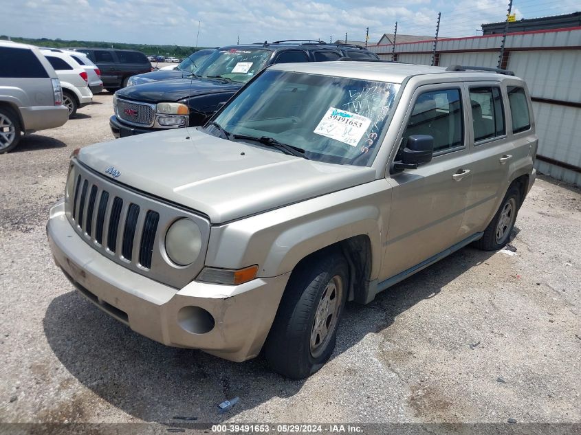 2010 Jeep Patriot Sport VIN: 1J4NT2GB6AD593805 Lot: 39491653