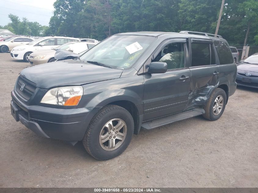 2003 Honda Pilot Ex-L VIN: 2HKYF18533H593027 Lot: 39491658