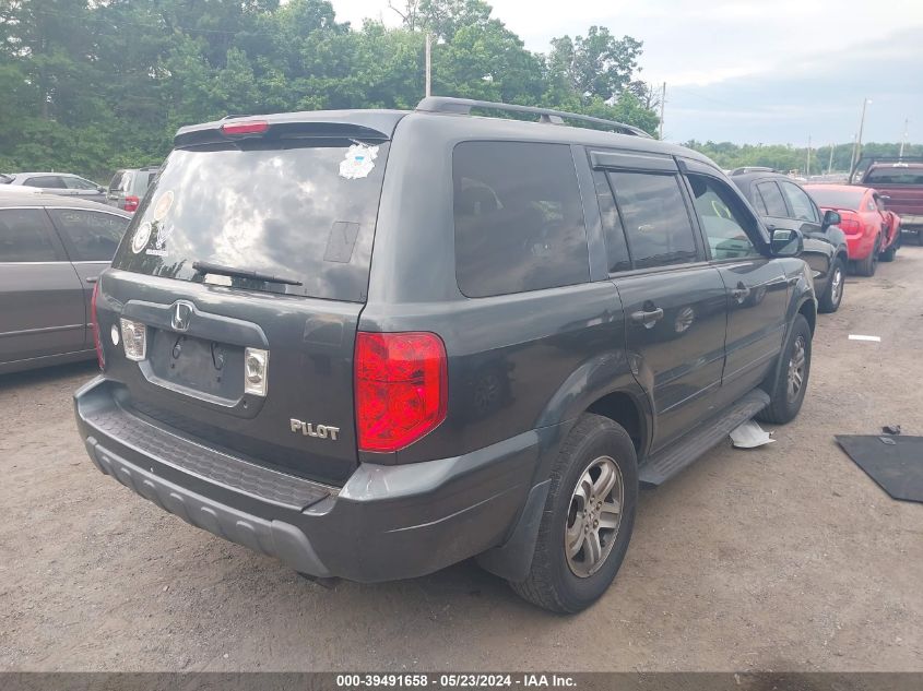 2003 Honda Pilot Ex-L VIN: 2HKYF18533H593027 Lot: 39491658