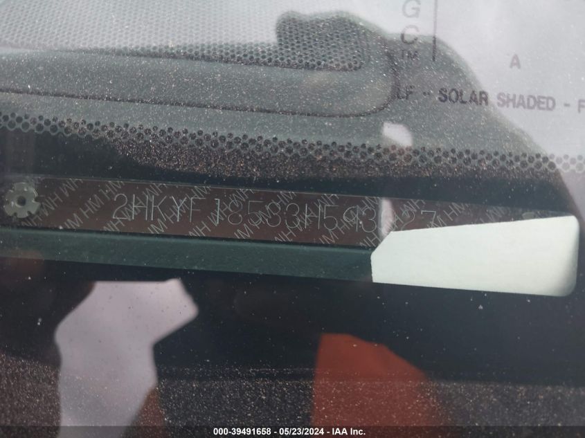 2003 Honda Pilot Ex-L VIN: 2HKYF18533H593027 Lot: 39491658