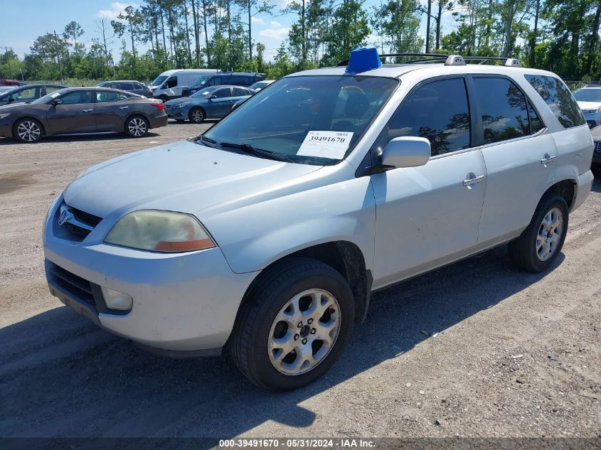 2001 Acura Mdx Touring Pkg VIN: 2HNYD18811H535384 Lot: 39491670