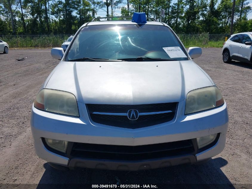 2001 Acura Mdx Touring Pkg VIN: 2HNYD18811H535384 Lot: 39491670