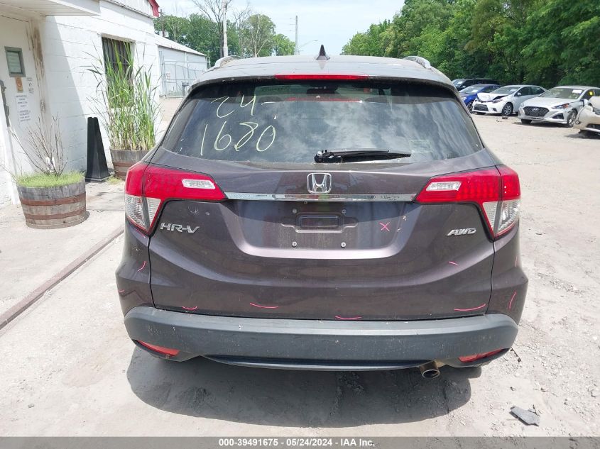 2019 Honda Hr-V Ex VIN: 3CZRU6H51KM726197 Lot: 39491675