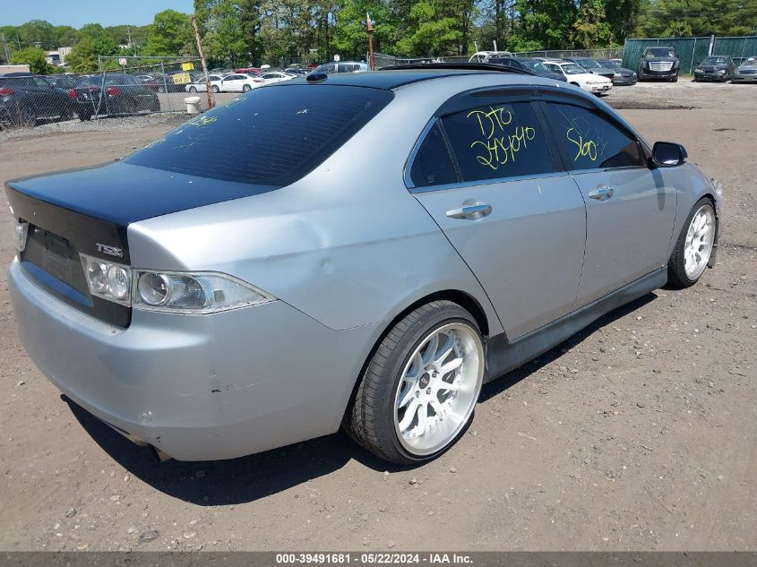 2006 Acura Tsx VIN: JH4CL96996C037844 Lot: 39491681