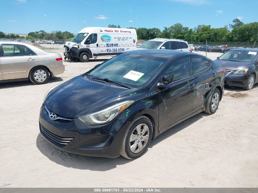 2016 Hyundai Elantra Se VIN: 5NPDH4AE7GH769507 Lot: 39491701