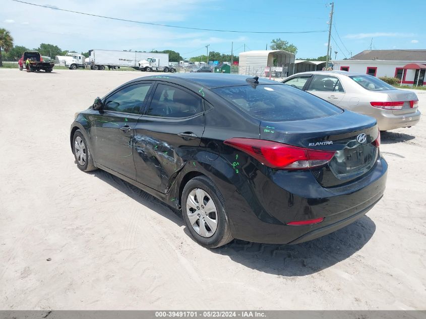 2016 Hyundai Elantra Se VIN: 5NPDH4AE7GH769507 Lot: 39491701