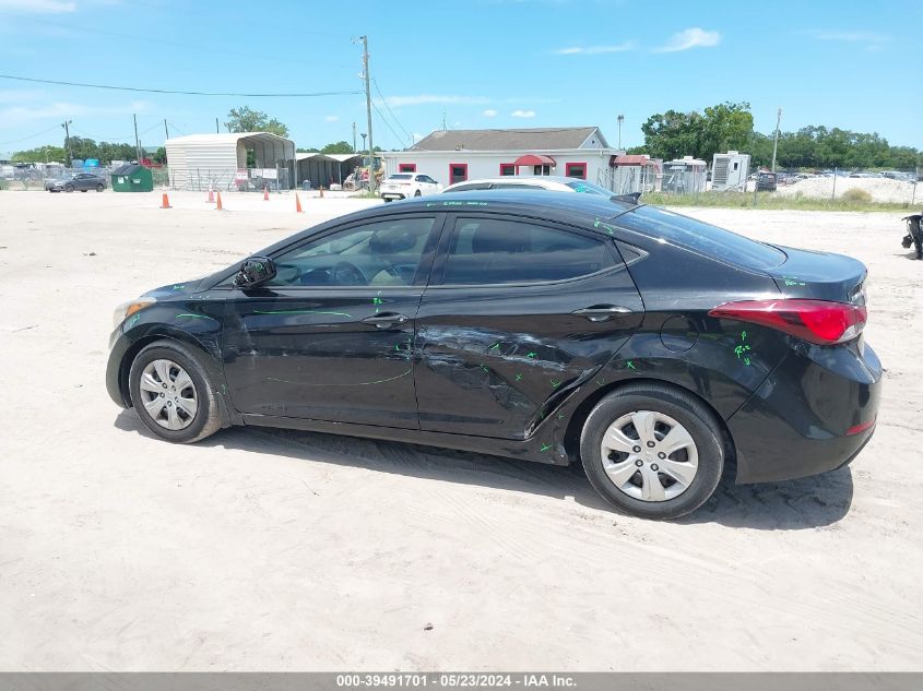 2016 Hyundai Elantra Se VIN: 5NPDH4AE7GH769507 Lot: 39491701