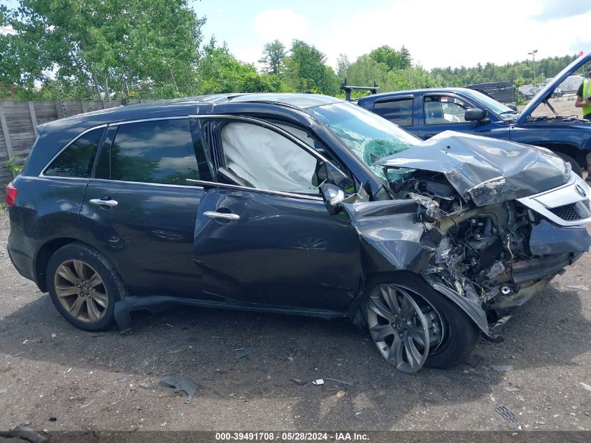 2013 Acura Mdx Advance Package VIN: 2HNYD2H65DH507225 Lot: 39491708