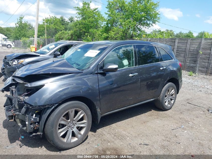 2013 Acura Mdx Advance Package VIN: 2HNYD2H65DH507225 Lot: 39491708