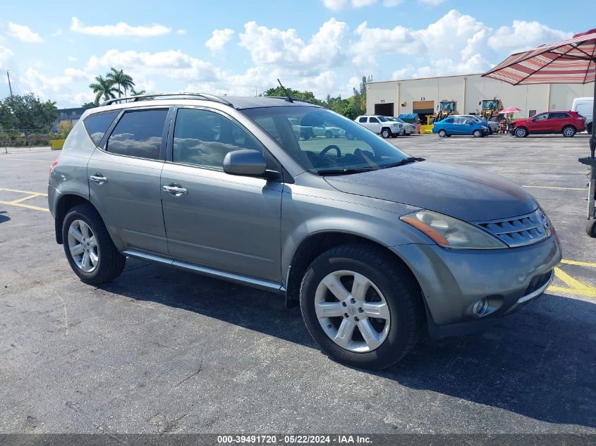 2007 Nissan Murano Sl VIN: JN8AZ08T27W511746 Lot: 39491720