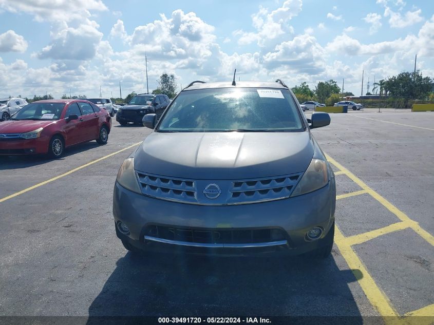 2007 Nissan Murano Sl VIN: JN8AZ08T27W511746 Lot: 39491720