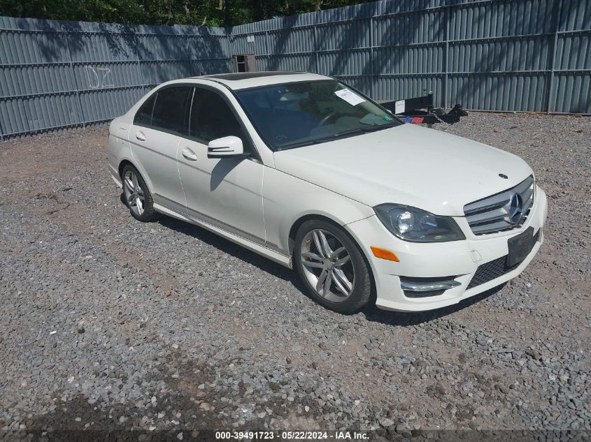 2012 Mercedes-Benz C 300 VIN: WDDGF8BBXCR192723 Lot: 39491723