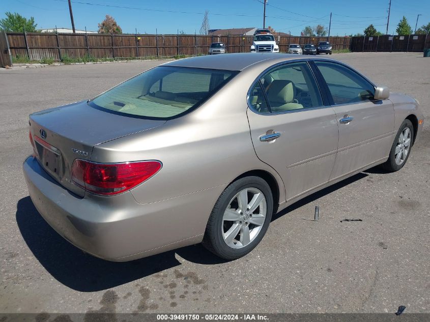 2006 Lexus Es 330 VIN: JTHBA30G165172150 Lot: 39491750