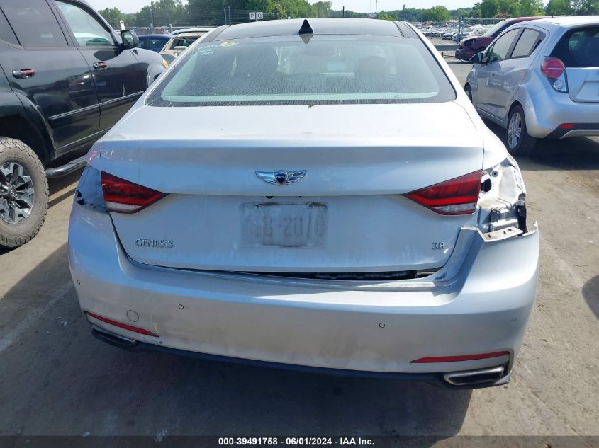 2016 Hyundai Genesis 3.8 VIN: KMHGN4JE8GU128289 Lot: 39491758