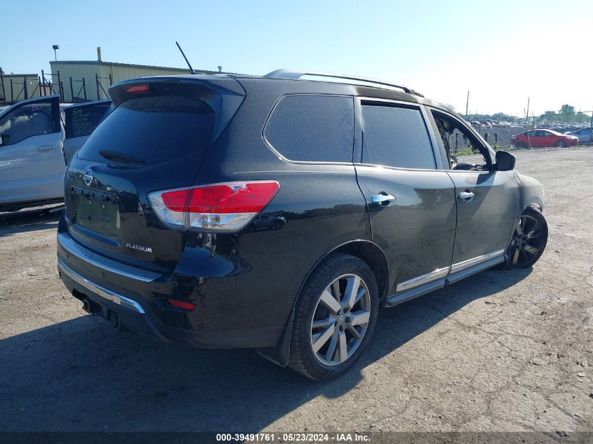 2013 Nissan Pathfinder Platinum VIN: 5N1AR2MN1DC637717 Lot: 39491761