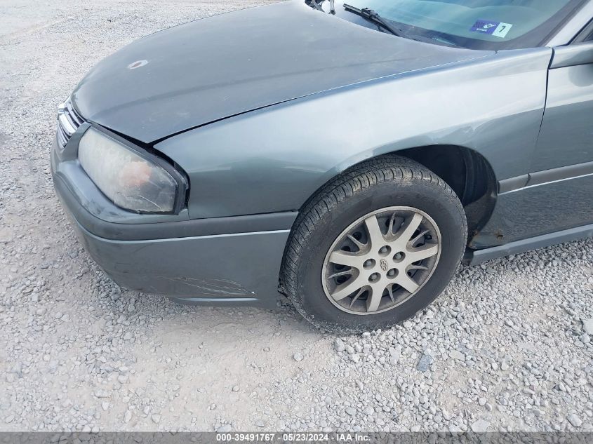 2005 Chevrolet Impala VIN: 2G1WF52E859193289 Lot: 39491767