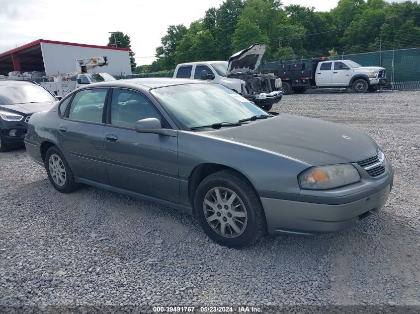 2005 Chevrolet Impala VIN: 2G1WF52E859193289 Lot: 39491767