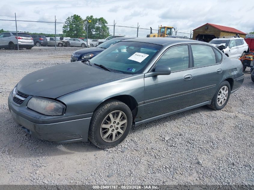 2005 Chevrolet Impala VIN: 2G1WF52E859193289 Lot: 39491767