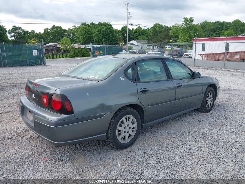 2005 Chevrolet Impala VIN: 2G1WF52E859193289 Lot: 39491767