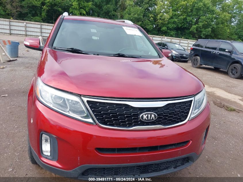 2014 Kia Sorento Lx V6 VIN: 5XYKTDA77EG505022 Lot: 39491771