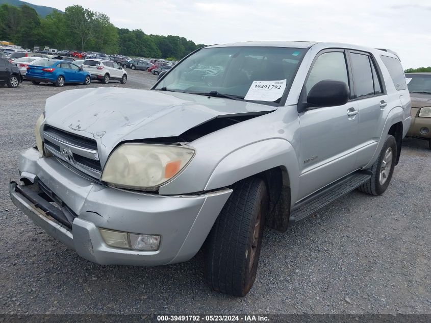 2005 Toyota 4Runner Sr5 V6 VIN: JTEBU14R750060842 Lot: 39491792