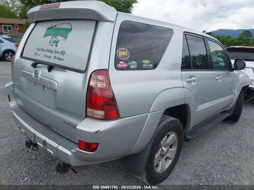 2005 Toyota 4Runner Sr5 V6 VIN: JTEBU14R750060842 Lot: 39491792