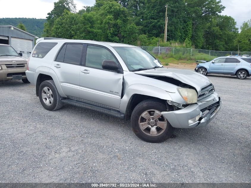 2005 Toyota 4Runner Sr5 V6 VIN: JTEBU14R750060842 Lot: 39491792