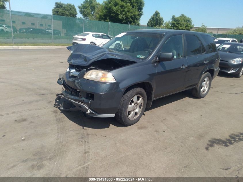 2006 Acura Mdx VIN: 2HNYD18276H501128 Lot: 39491803